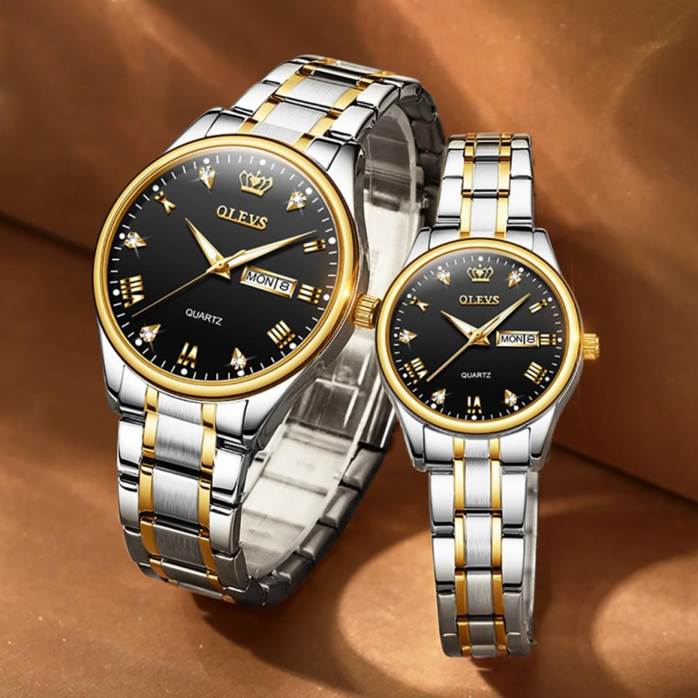 Olevs 5563 New Fashion Lover's Watches Simple Couple Gifts Watch